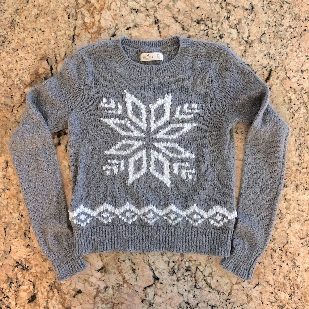 ❄️Hollister Sweater ❄️Snowflake Super Soft - Picture 8 of 10